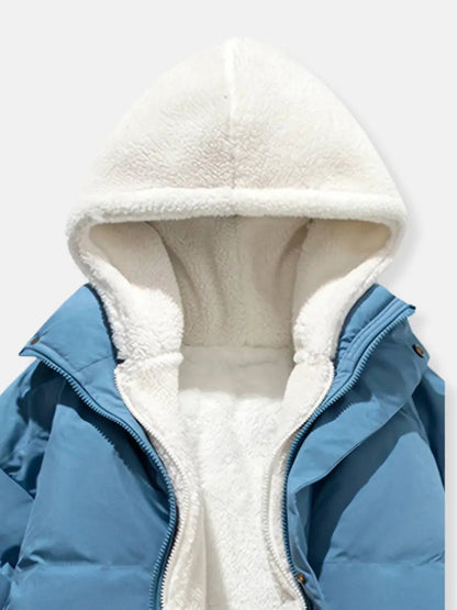 Gefütterte Winterjacke Damen mit Kapuze | Wärmeschutz & Stil für Kalte Tage
