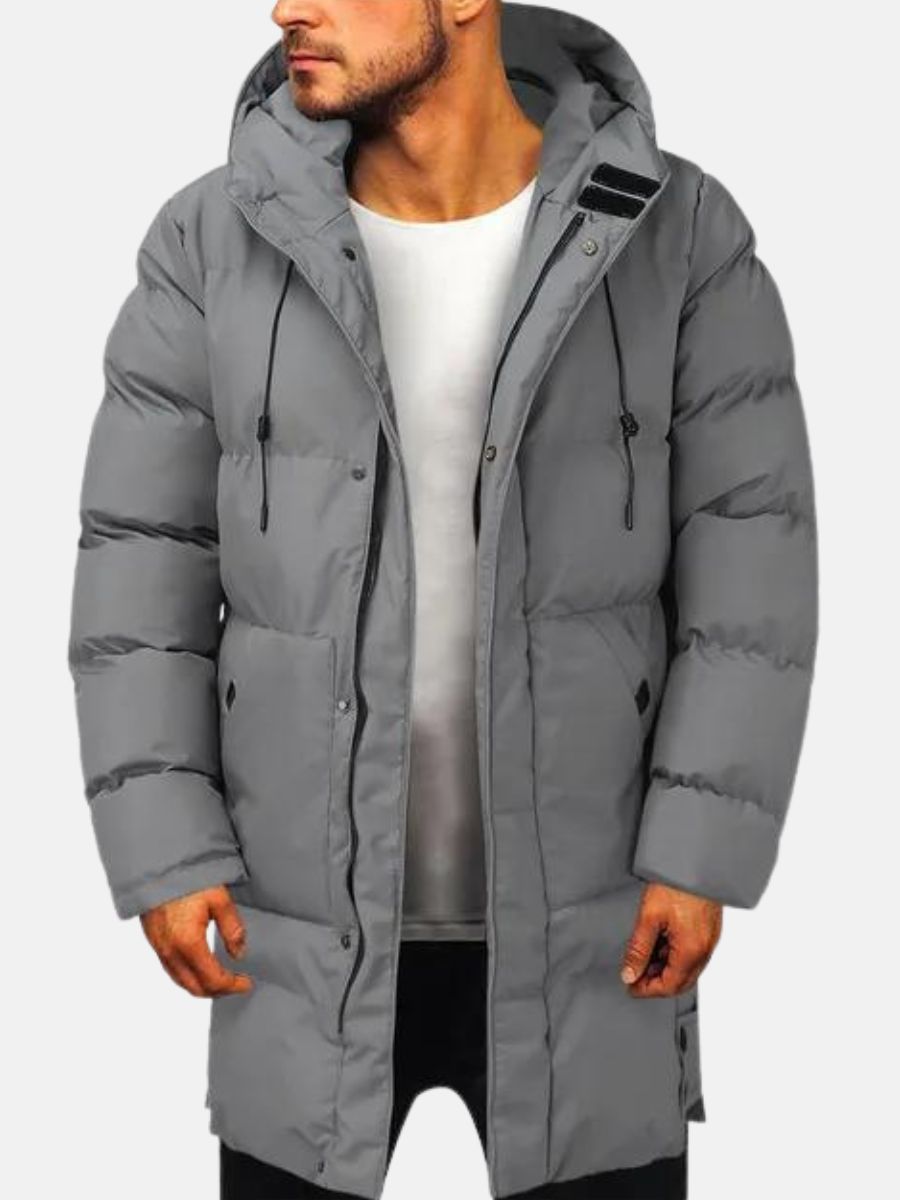 Herren Wintermantel mit Kapuze | Warm & Robust für kalte Tage