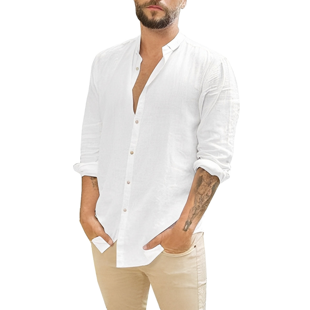 Herren Hemd – Klassisches Freizeithemd mit Knopfleiste für stilvolle Alltagslooks