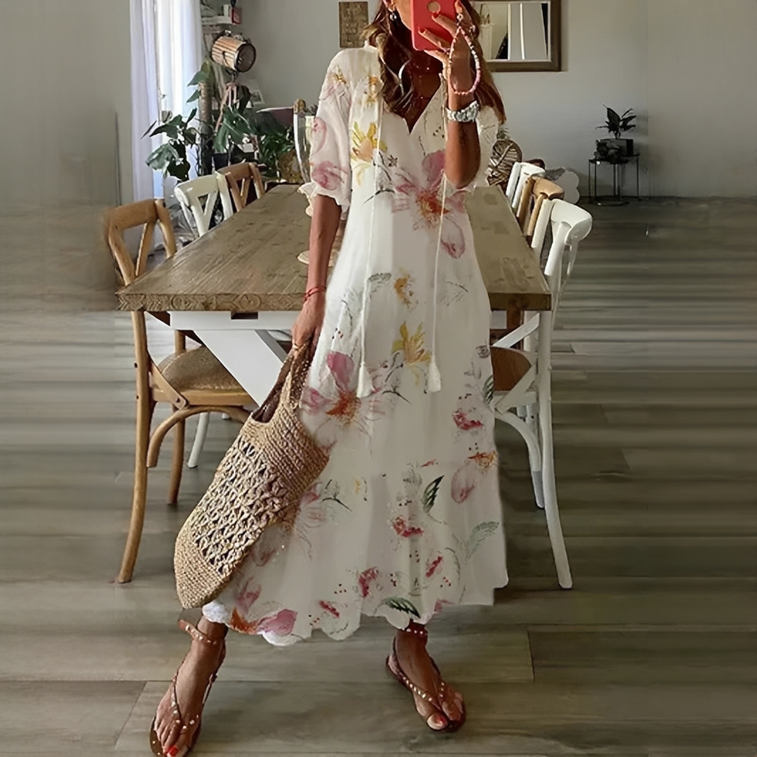 Damen Sommerkleid – Elegantes Kleid mit luftiger Passform für warme Tage