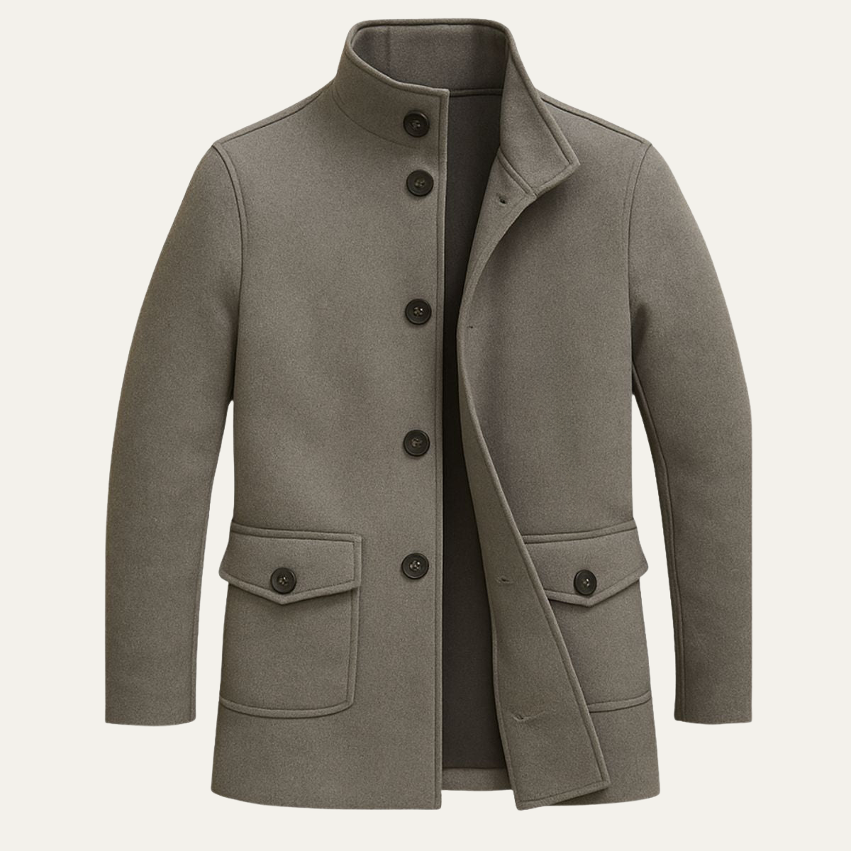 Herren Wollmantel Tailored | Eleganter Winter-Overcoat für Stadt & Büro