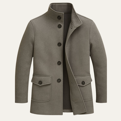 Herren Wollmantel Tailored | Eleganter Winter-Overcoat für Stadt & Büro