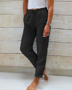 Leichte Damenhose mit elastischem Bund – Komfortabel, Modern & Vielseitig