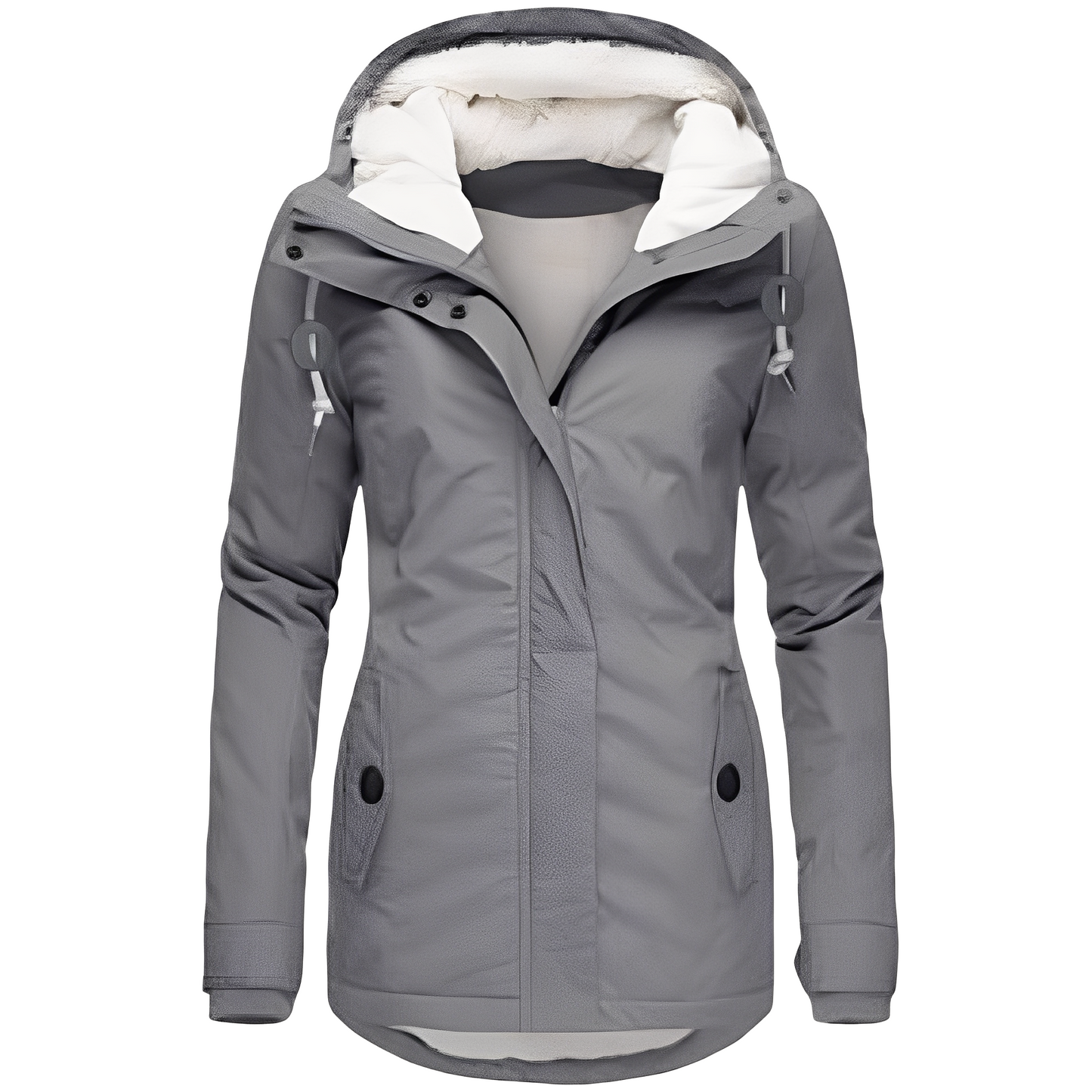 Wasserdichte Samtjacke mit Kapuze – Stylisch, Funktional & Komfortabel