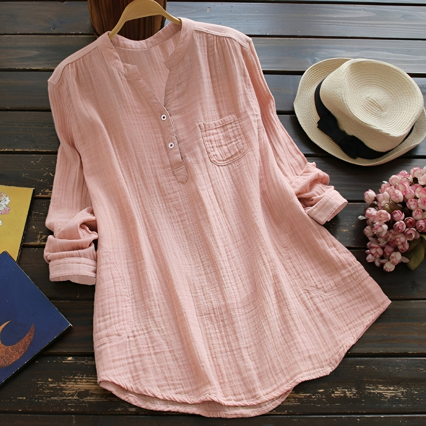 Damen Bluse – Lockere Alltagsbluse für zeitlose Looks