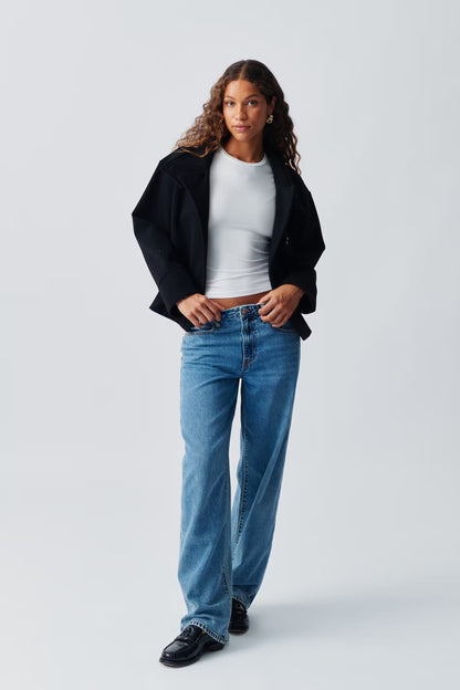 Damen Kurzjacke mit Stehkragen | Elegant & Minimalistisch