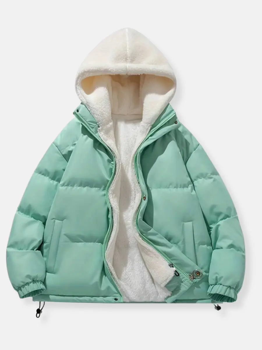 Gefütterte Winterjacke Damen mit Kapuze | Wärmeschutz & Stil für Kalte Tage