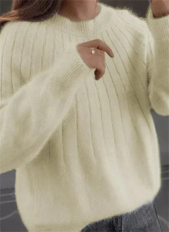 Flauschiger Strickpullover Damen | Weich, Stylisch & Gemütlich