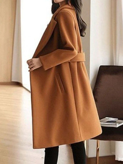 Damen Wollmantel Klassisch | Tailliert & Elegant für Herbst & Winter