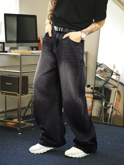 Felix | Herren Baggy Jeans mit Geradem Bein | Weite Passform & Streetwear Style
