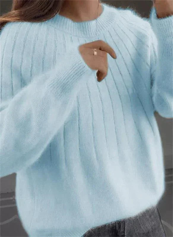 Flauschiger Strickpullover Damen | Weich, Stylisch & Gemütlich