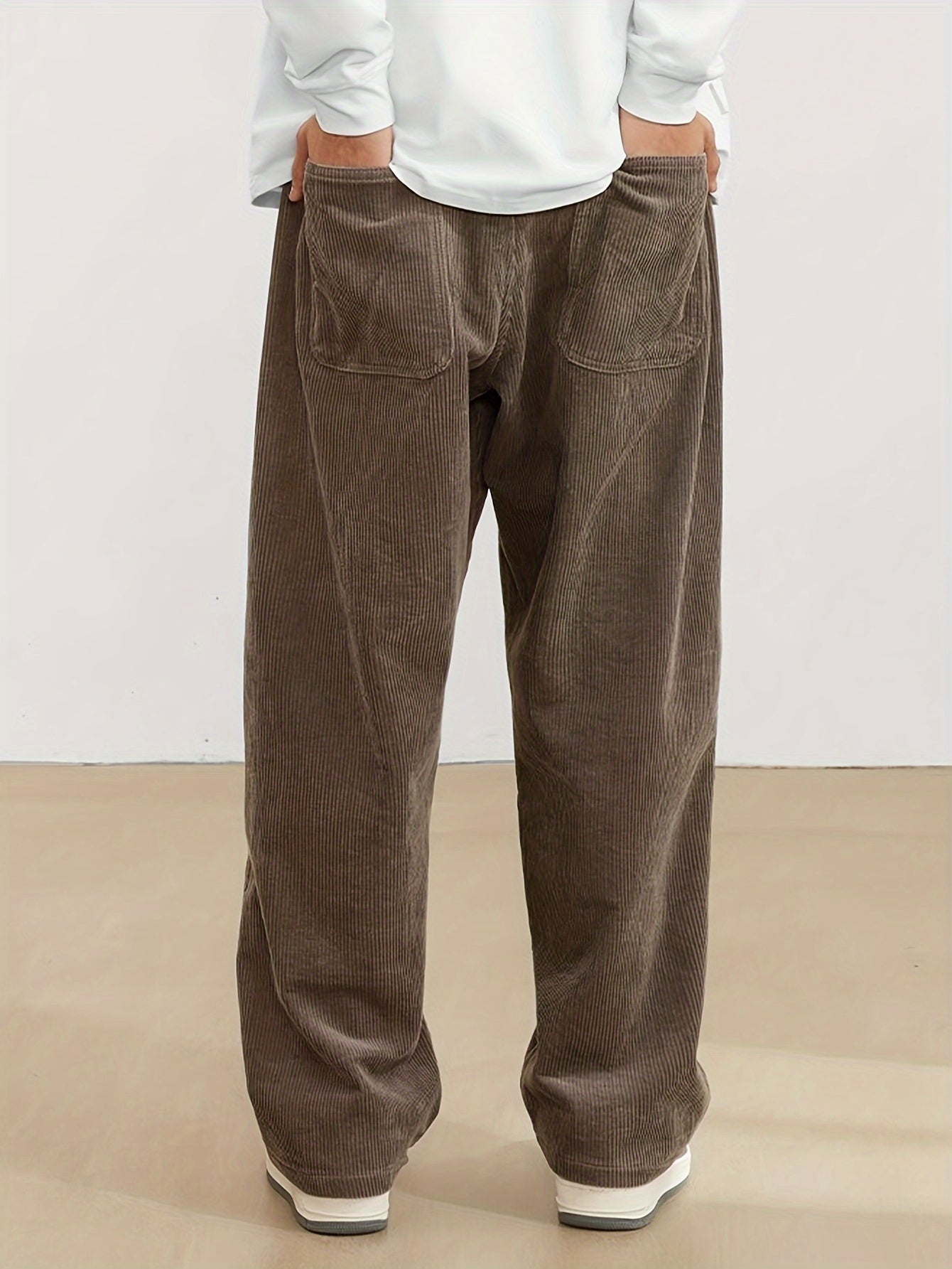 Herren Cordhose mit weitem Schnitt – Trendig, Bequem & Streetstyle-tauglich