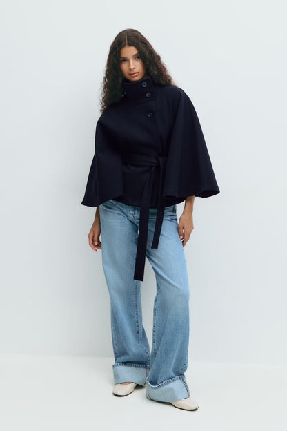 Damen Jacke mit Gürtel | Weite Silhouette & moderner Chic
