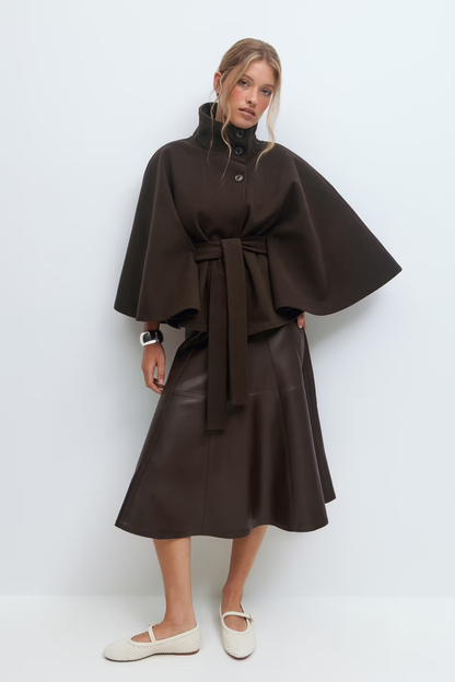 Damen Jacke mit Gürtel | Weite Silhouette & moderner Chic