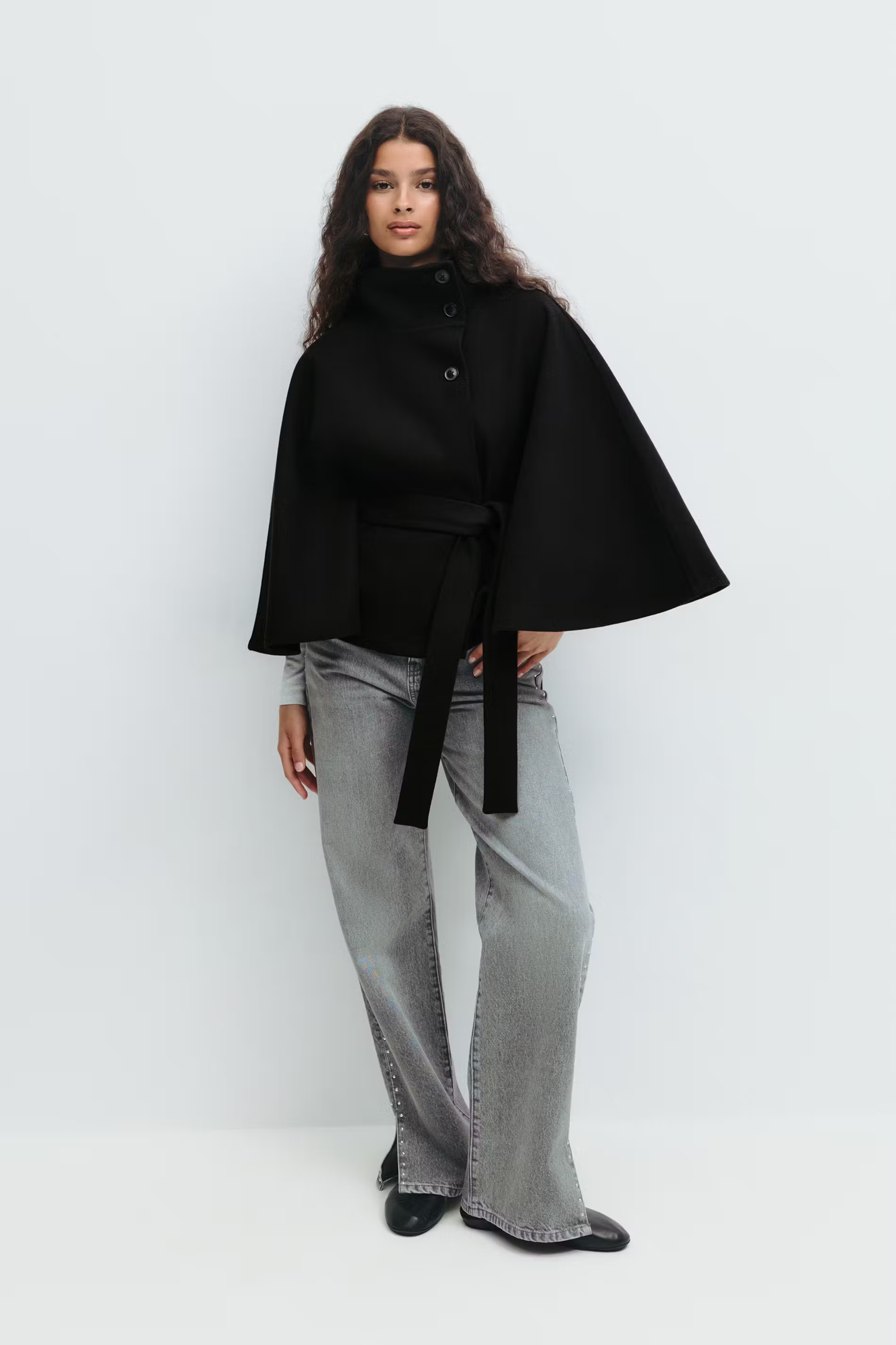 Damen Jacke mit Gürtel | Weite Silhouette & moderner Chic