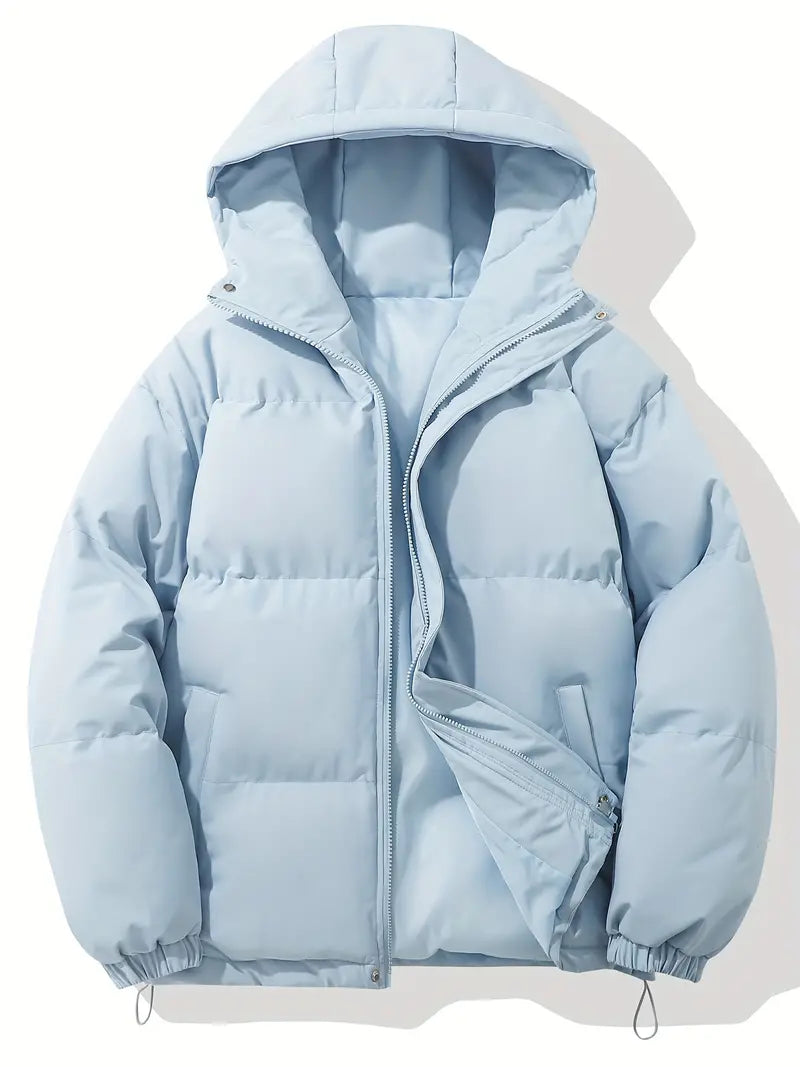 Herren Steppjacke mit Kapuze | Warme Winterjacke für Alltag & Outdoor