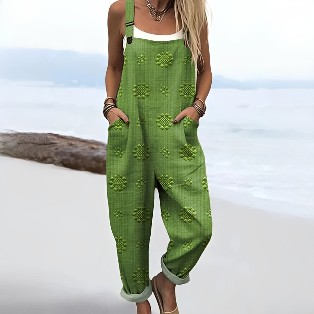 Damen Overall leicht – Sommerlicher Jumpsuit für Alltag, Urlaub und Events
