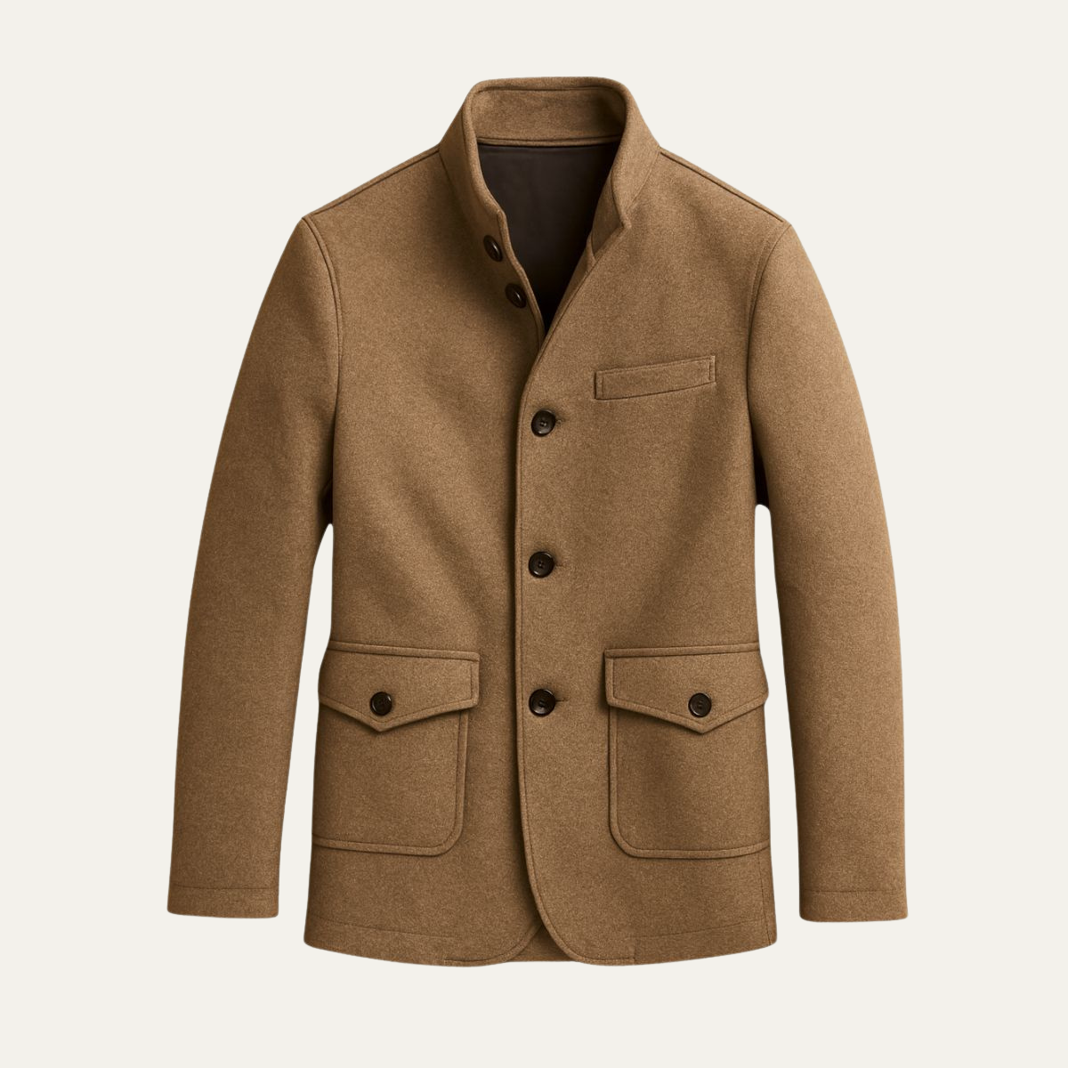 Herren Wollmantel Tailored | Eleganter Winter-Overcoat für Stadt & Büro