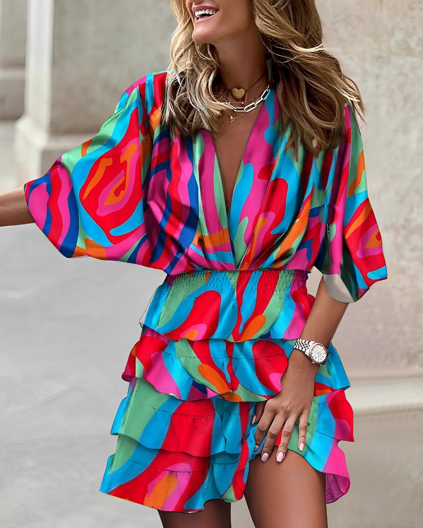 Damen Minikleid – Asymmetrisches Kleid für moderne, stilvolle Looks