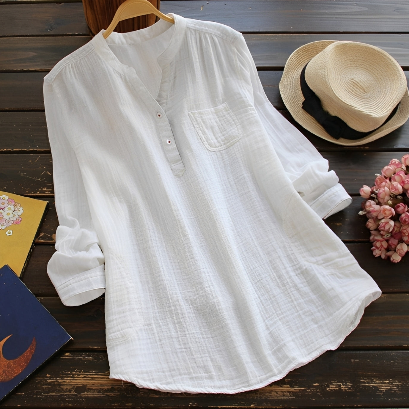 Damen Bluse – Lockere Alltagsbluse für zeitlose Looks