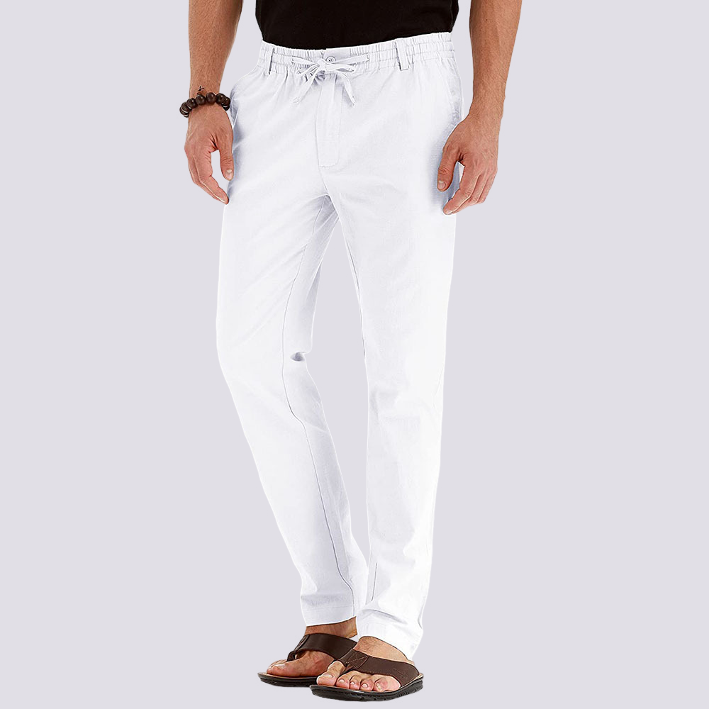 Herren Cargo Freizeithose – Leichte Hose mit flexiblem Bund für Alltag, Sommer und Freizeit