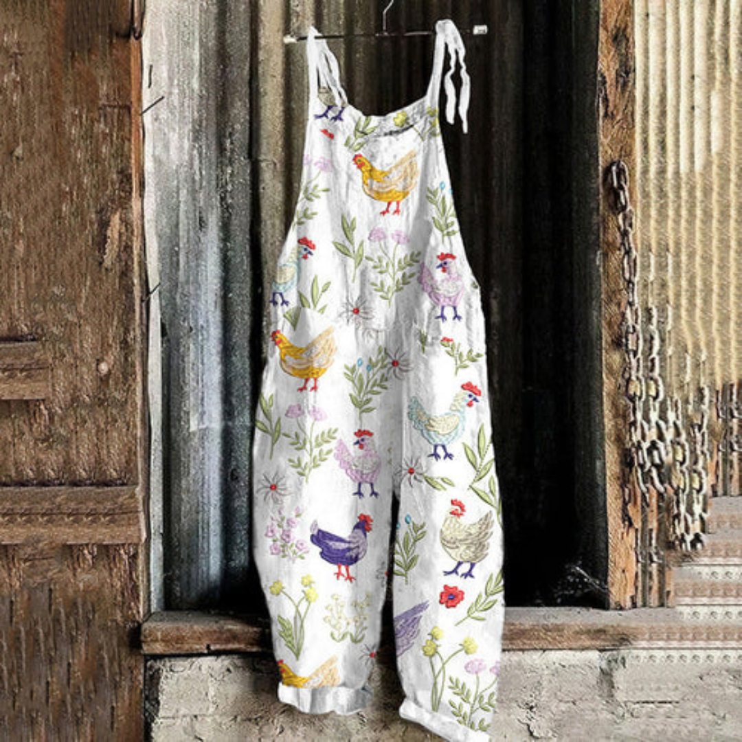 Damen Overall im Vintage-Stil – Eleganter Jumpsuit für Events, Urlaub und stilvolle Alltagslooks