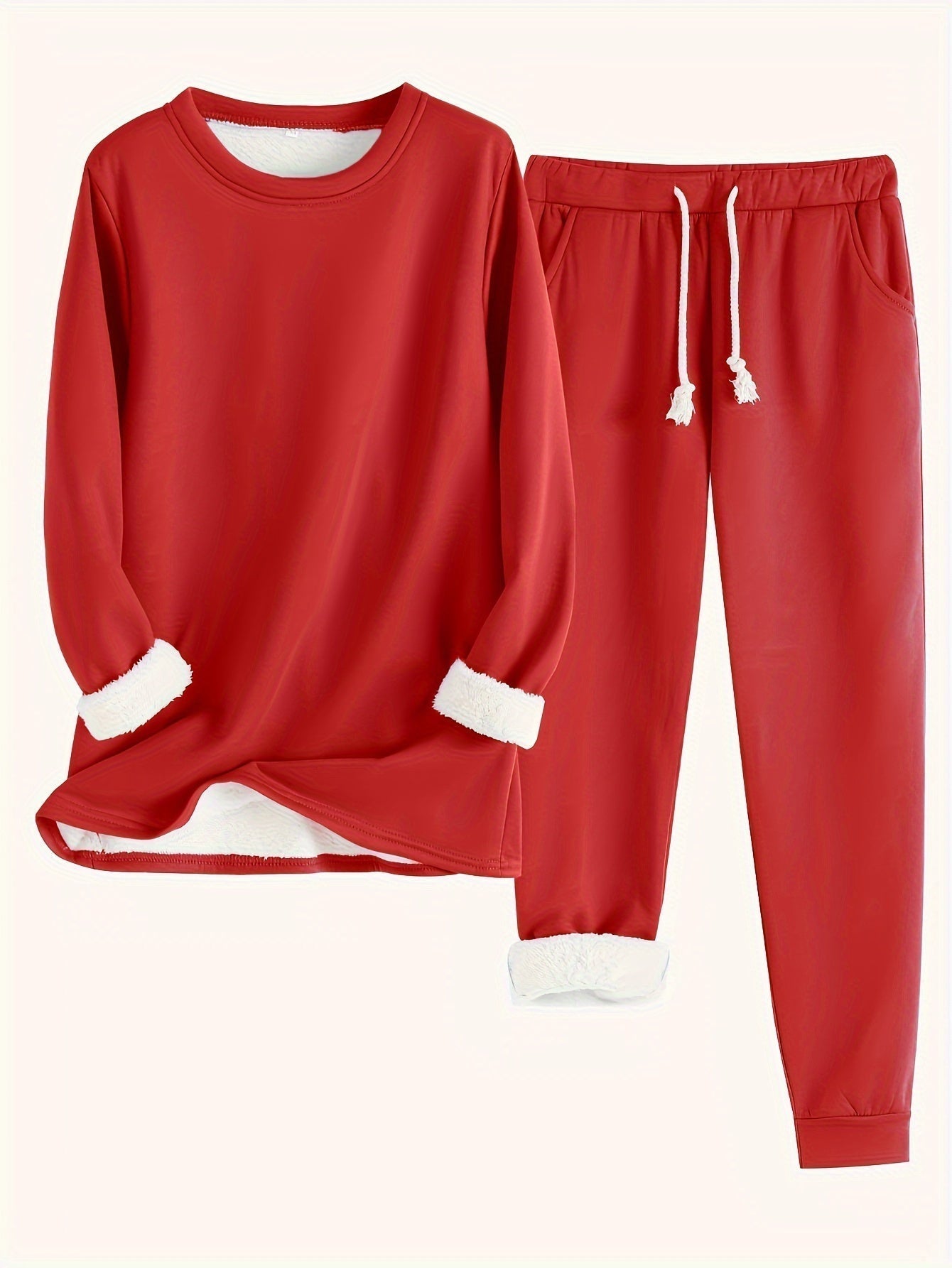Kuscheliges Damen Lounge-Set mit Fleece | Warm & Relaxed