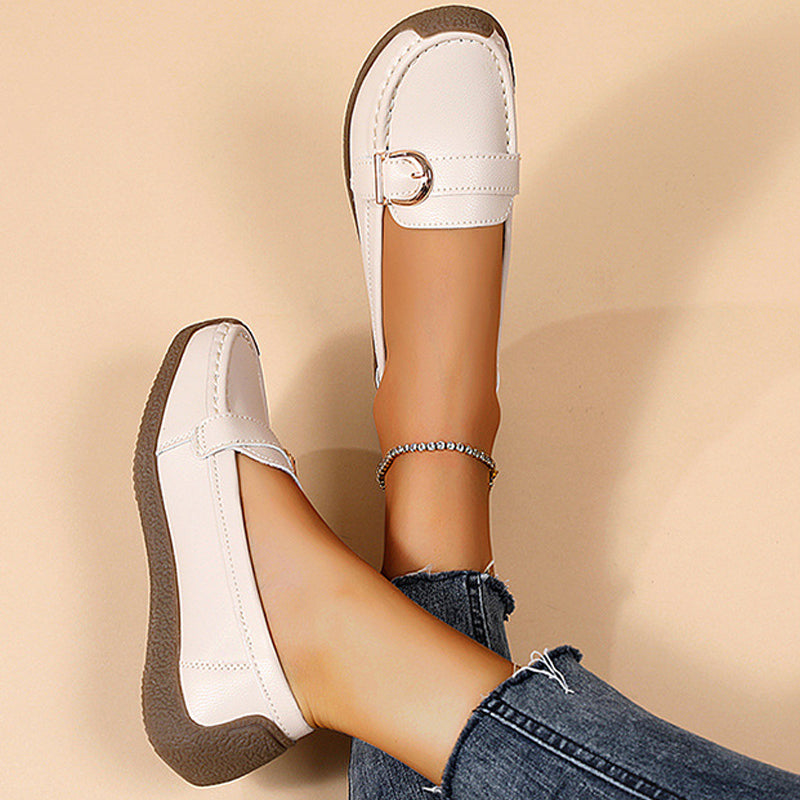 Keyla | Loafers - Bequeme Damen Slipper mit Robuster Sohle – Business Casual Stil zum Hineinschlüpfen