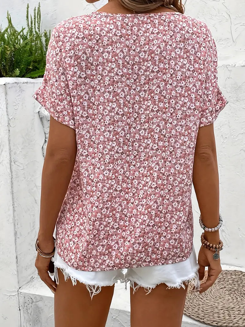 Damen Sommer-Top mit Knopfleiste – Luftig, Elegant & Vielseitig