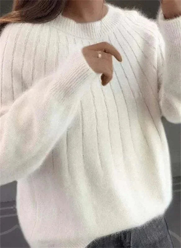 Flauschiger Strickpullover Damen | Weich, Stylisch & Gemütlich