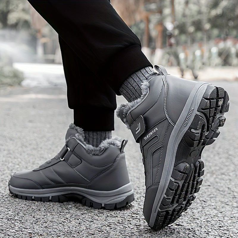 Zayden | Herren Winterstiefel im Sneaker-Stil mit Warmfutter, Mittelhoher Schnitt & Schnürung