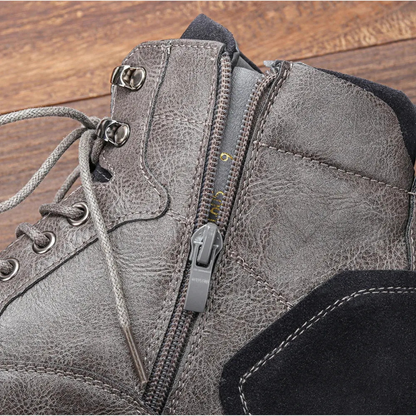 Herren Lederstiefel | Vintage Ankle Boots für Alltag & Outdoor