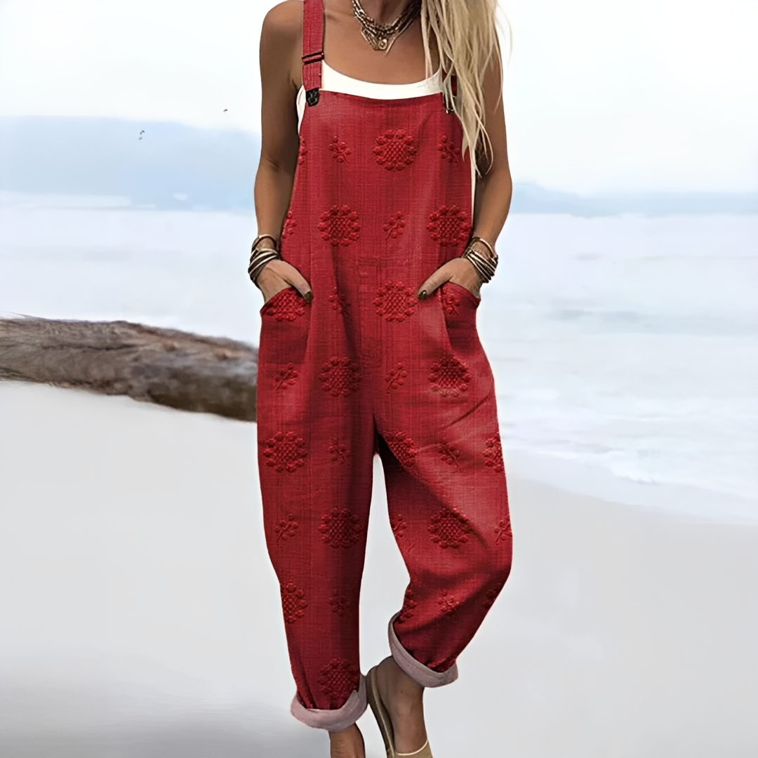 Damen Overall leicht – Sommerlicher Jumpsuit für Alltag, Urlaub und Events