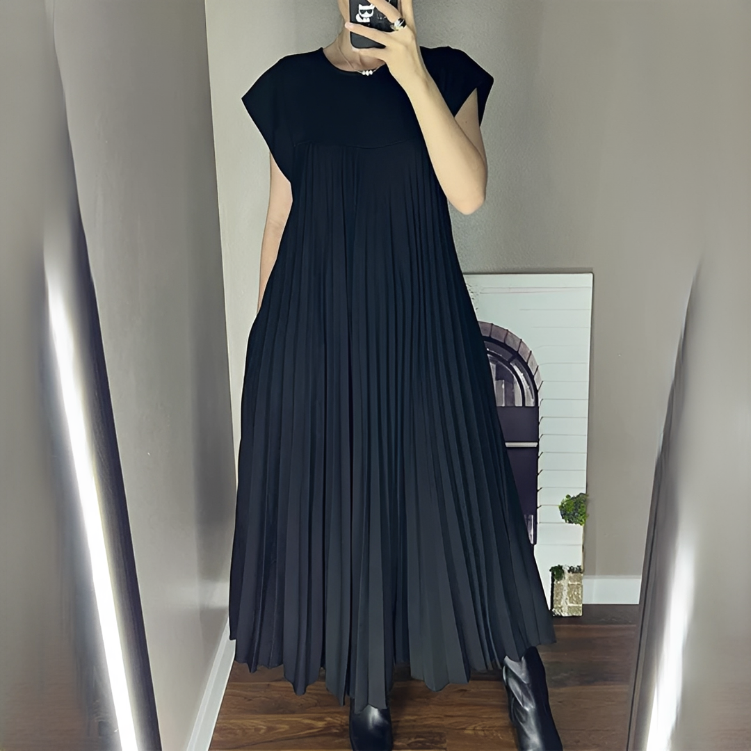 Damen Sommerkleid lang – Luftiges Kleid mit fließender Passform für Alltag, Urlaub und Events