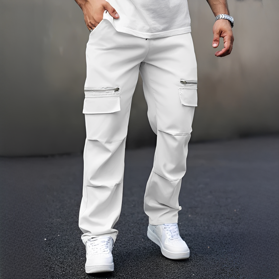 Herren Cargo-Hose mit funktionalen Taschen – Robuste Freizeithose für Alltag, Outdoor und urbane Looks