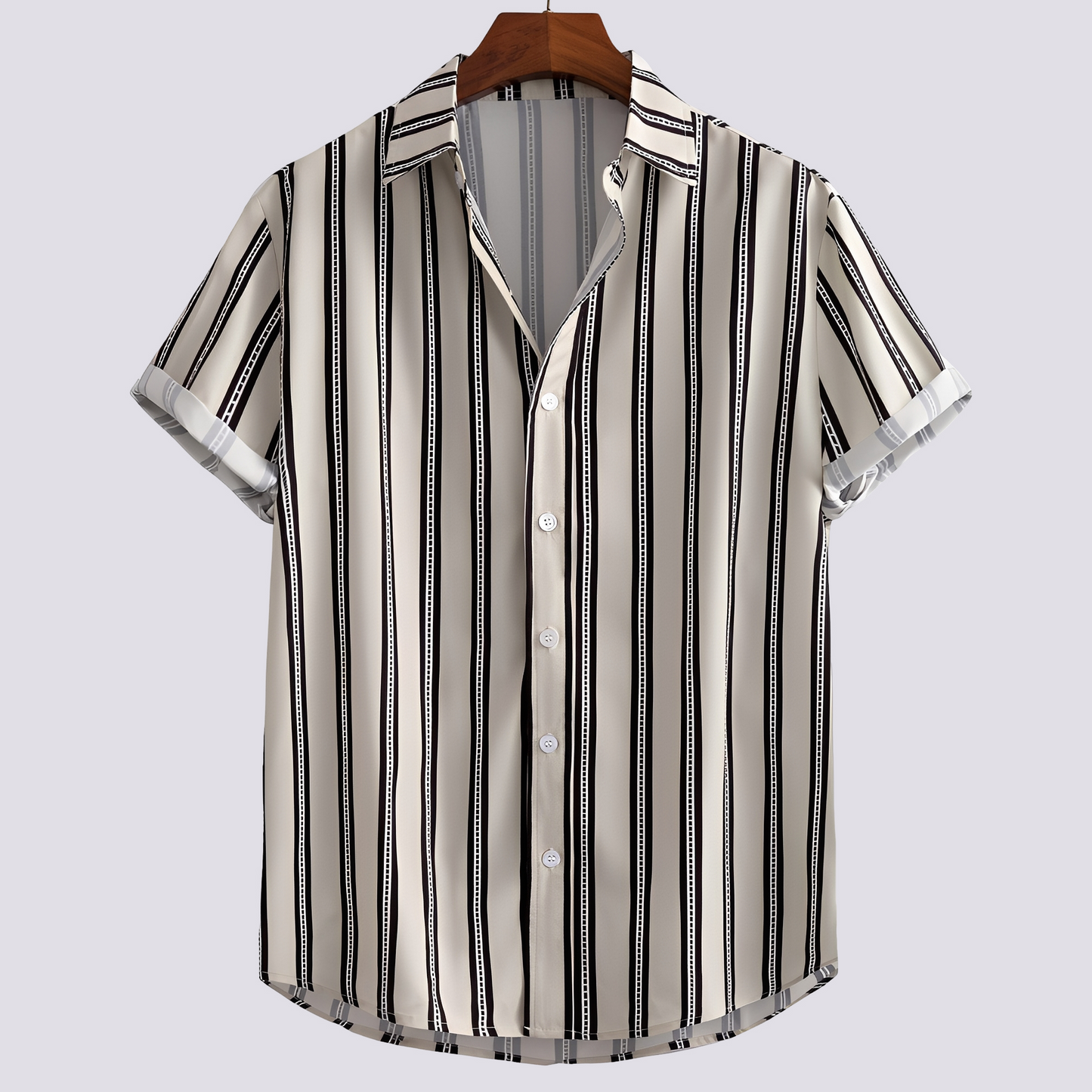 Herren Musterhemd – Klassisches Print-Hemd für Alltag, Freizeit und stilvolle Anlässe