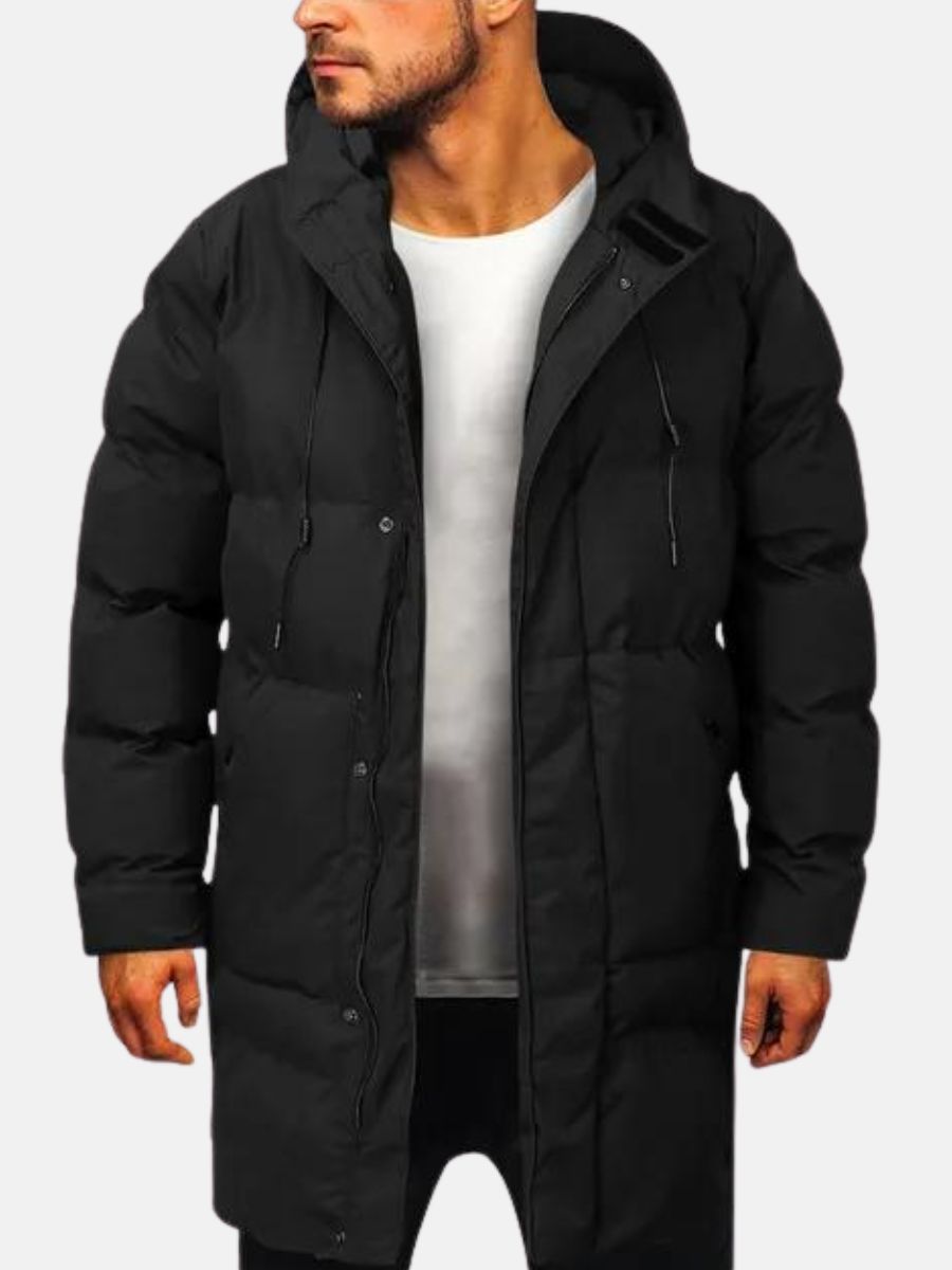 Herren Wintermantel mit Kapuze | Warm & Robust für kalte Tage