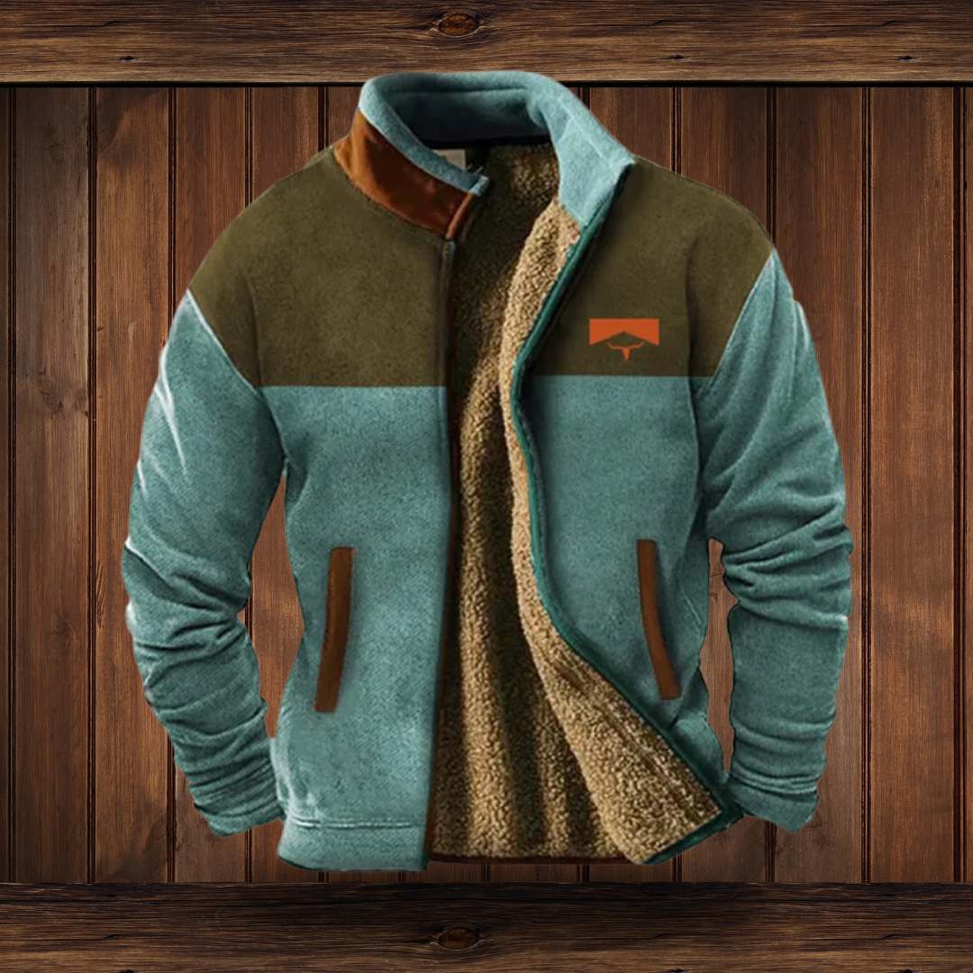 Herren Fleecejacke mit 3D-Print – Leicht, Warm & Stylisch für Alltag und Outdoor