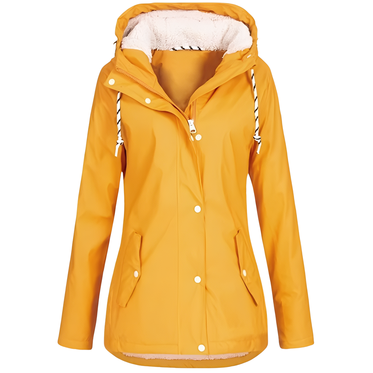Wasserdichte Samtjacke mit Kapuze – Stylisch, Funktional & Komfortabel