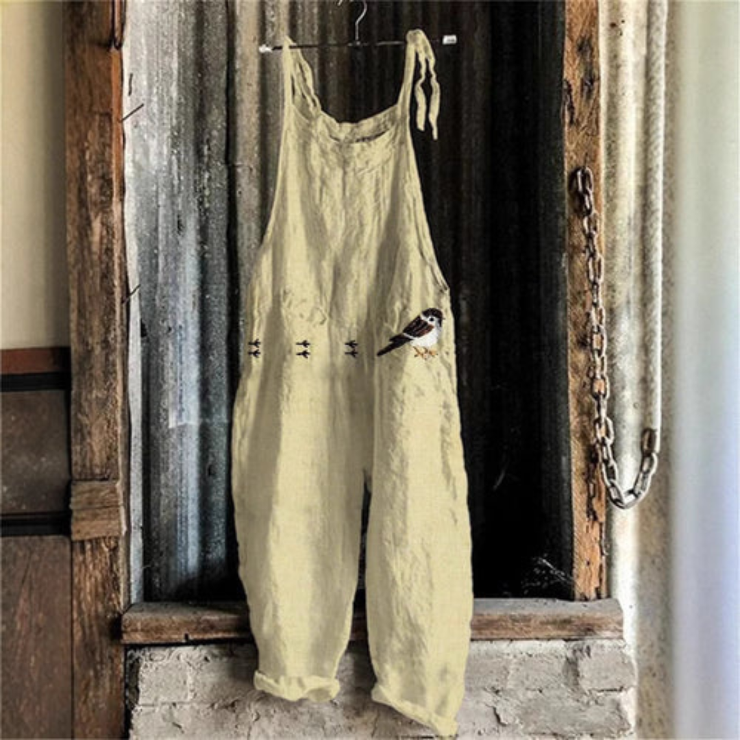 Damen Overall im Vintage-Stil – Eleganter Jumpsuit für Events, Urlaub und stilvolle Alltagslooks