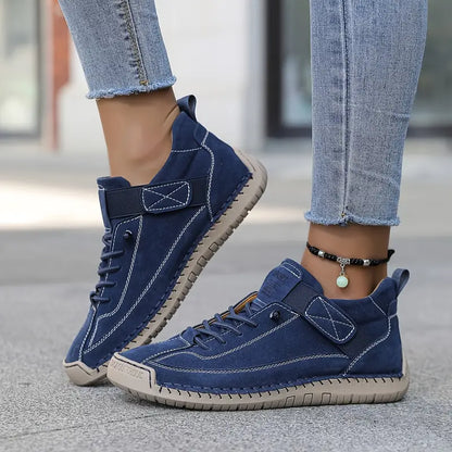Damen Slip-On-Sneaker | Leichte Alltagsschuhe mit elastischem Obermaterial