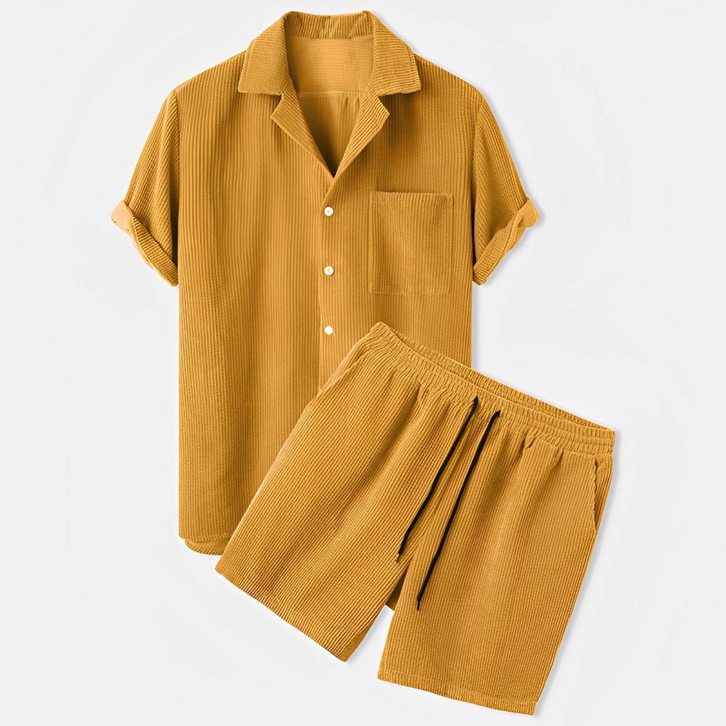 Herren Cord-Set – Zweiteiliges Outfit für komfortable und stilvolle Looks