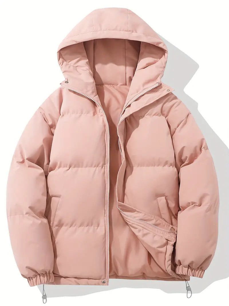 Herren Steppjacke mit Kapuze | Warme Winterjacke für Alltag & Outdoor