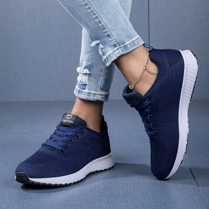 Hanne | Damen Schnürsneaker mit Mesh – Atmungsaktive & Leichte Laufschuhe für Alltag und Freizeit