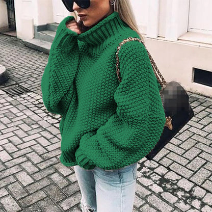 Grobstrick Rollkragenpullover Damen | Kuscheliger Komfort & Zeitloser Stil