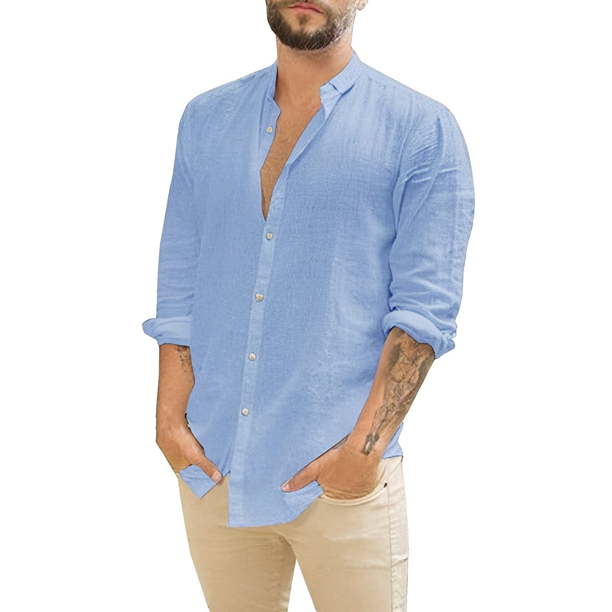 Herren Hemd – Klassisches Freizeithemd mit Knopfleiste für stilvolle Alltagslooks
