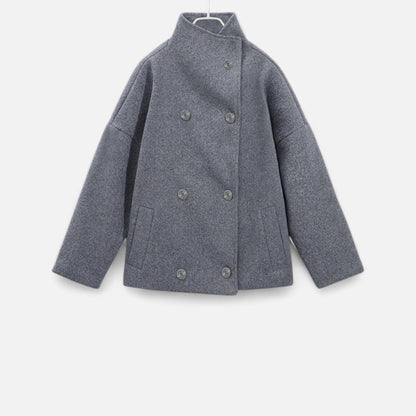 Elegante Damen Kurzjacke mit Modernem Stehkragen – Stylisch, Zeitlos & Vielseitig Kombinierbar