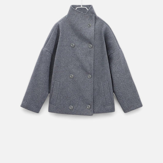 Elegante Damen Kurzjacke mit Modernem Stehkragen – Stylisch, Zeitlos & Vielseitig Kombinierbar