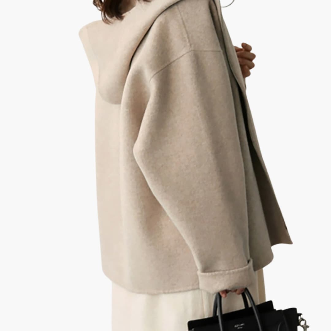 Damen Kapuzenjacke mit Reißverschluss & Seitentaschen | Stilvoll, Warm & Bequem