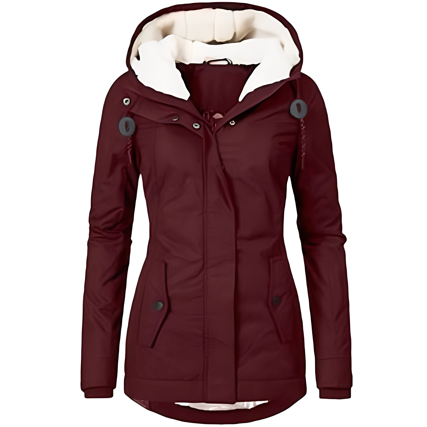 Wasserdichte Samtjacke mit Kapuze – Stylisch, Funktional & Komfortabel